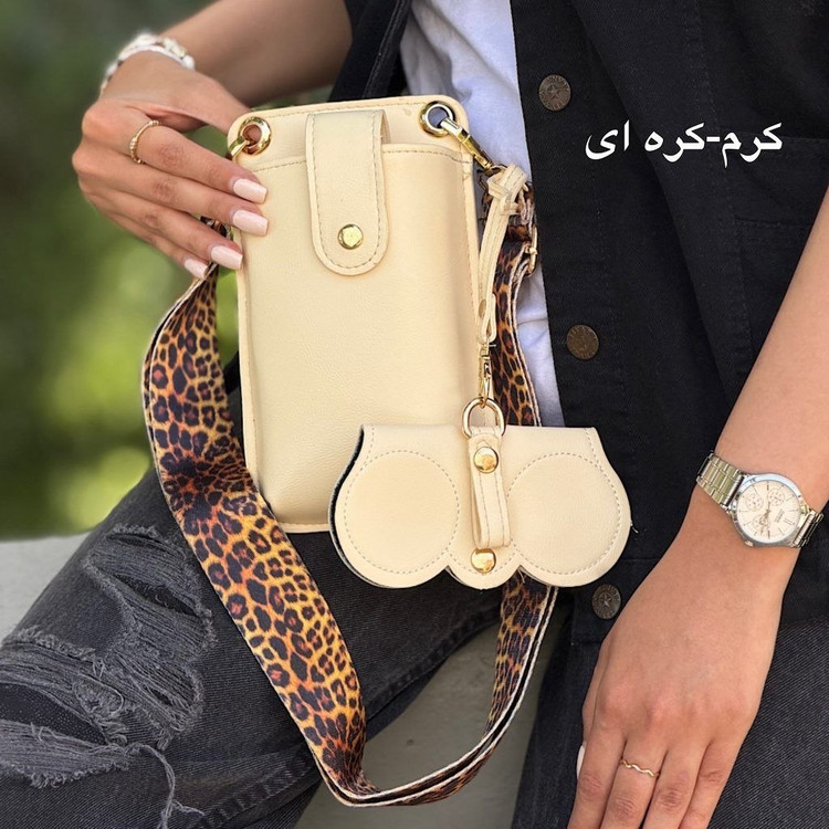 کیف موبایلی جا عینک دار