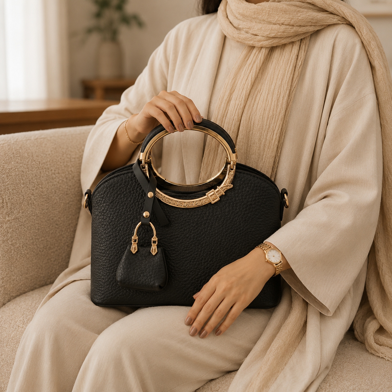 زنانه دسته فلزی مدل ونکوور