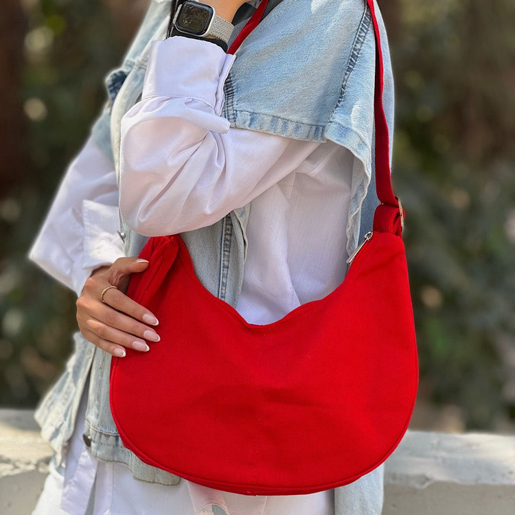 زنانه دوشی هلالی مدل تتر