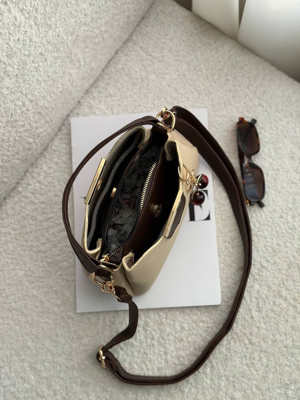 کیف ۳ خانه زه دار مدل رومینا